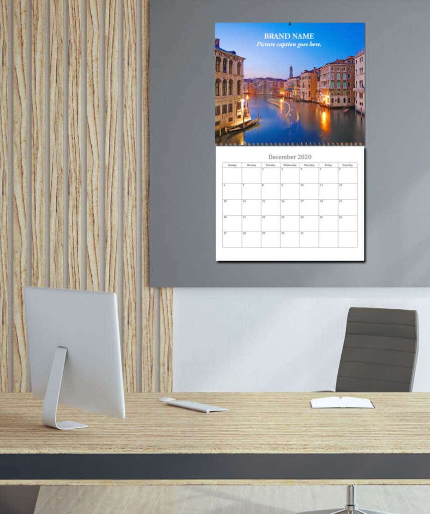 Custom Spiral Corporate Calendar Sample | Minuteman Press Longwood