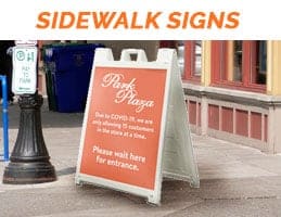 A-Frame Or Sidewalk Signs